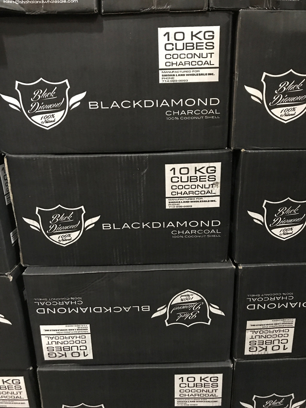 Black Diamond Coconut Charcoal 10 Kilo Case Cubes - Hookah Junkie