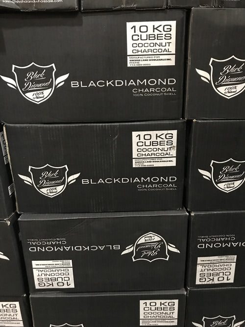 Black Diamond Coconut Charcoal 10 Kilo Case Cubes - Hookah Junkie