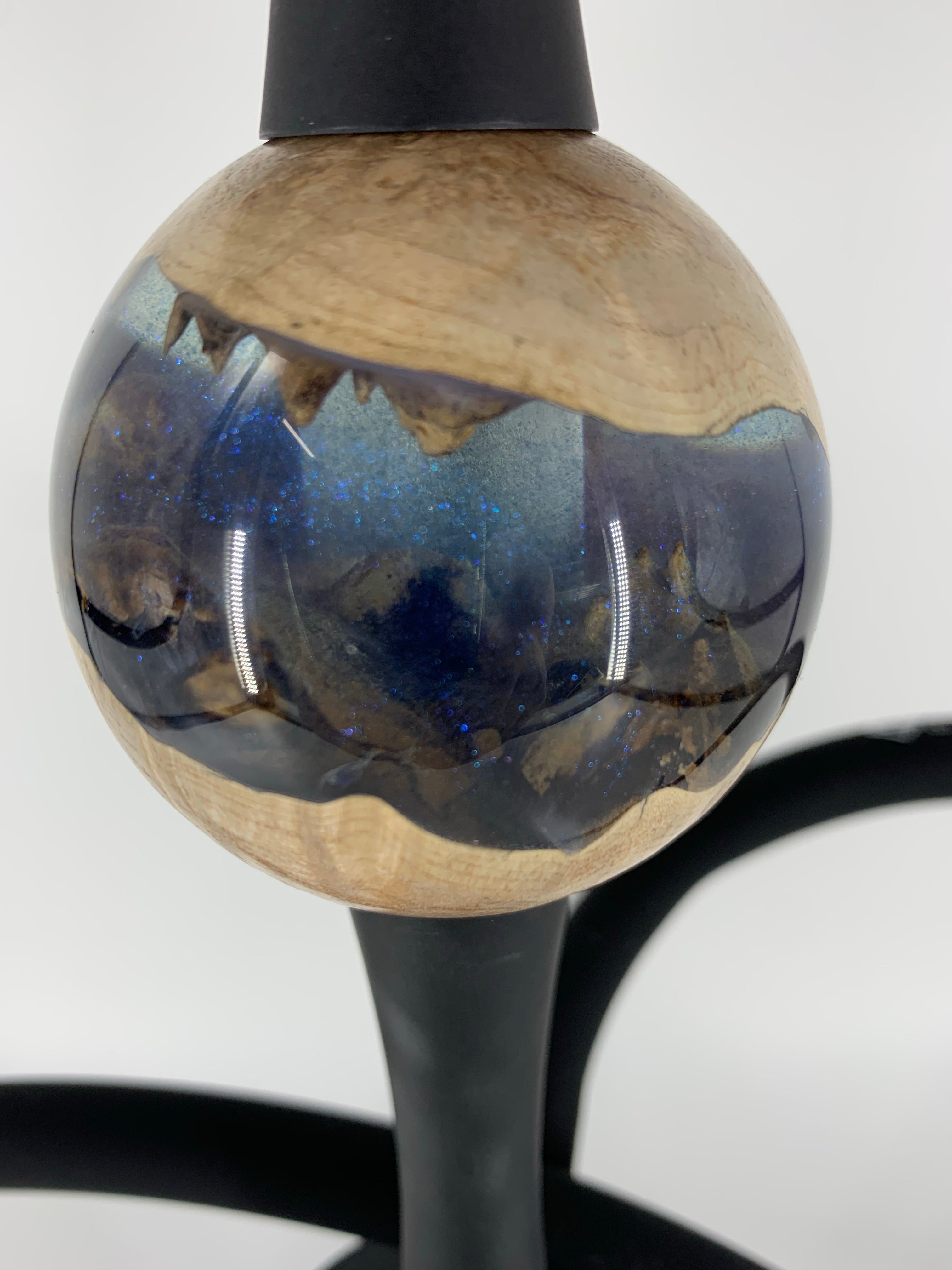 B2 Hookah F-22 Orb Precious Cut Collection Upside Down Earth - Hookah Junkie