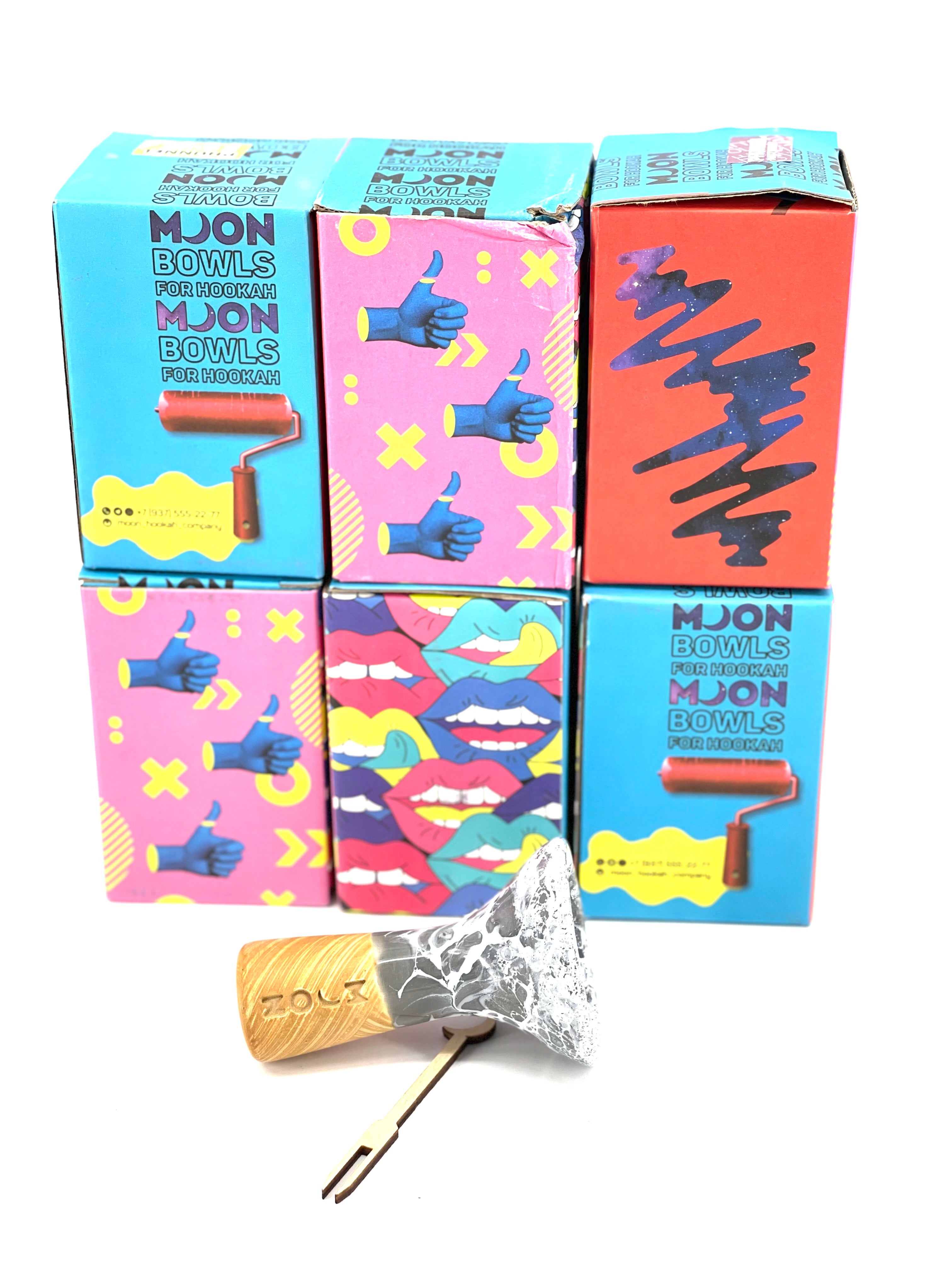 Moon Bowl Phunnel Glazed - Hookah Junkie