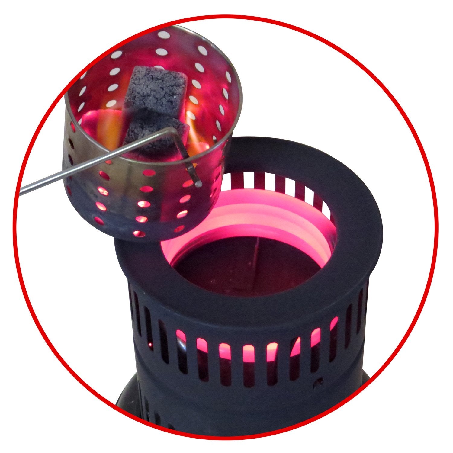Amy Deluxe Tornado Charcoal  Burner - Hookah Junkie