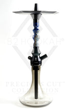 B2 Hookah® Precious Cut Collection™ Adriatic Sea & Stabilized Burl Wood - Hookah Junkie