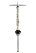 Werkbund Hookah - Zeus White Gold Stem and Hose - Hookah Junkie