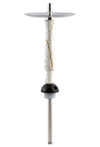 Werkbund Hookah - Zeus White Gold Stem and Hose - Hookah Junkie