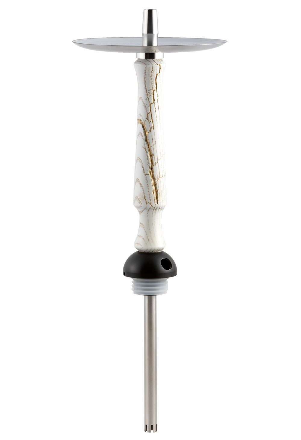 Werkbund Hookah - Zeus White Gold Stem and Hose - Hookah Junkie