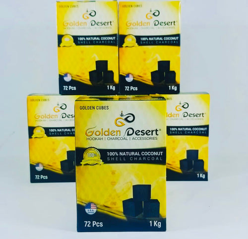 Golden Desert Coconut Charcoal – Large Cubes