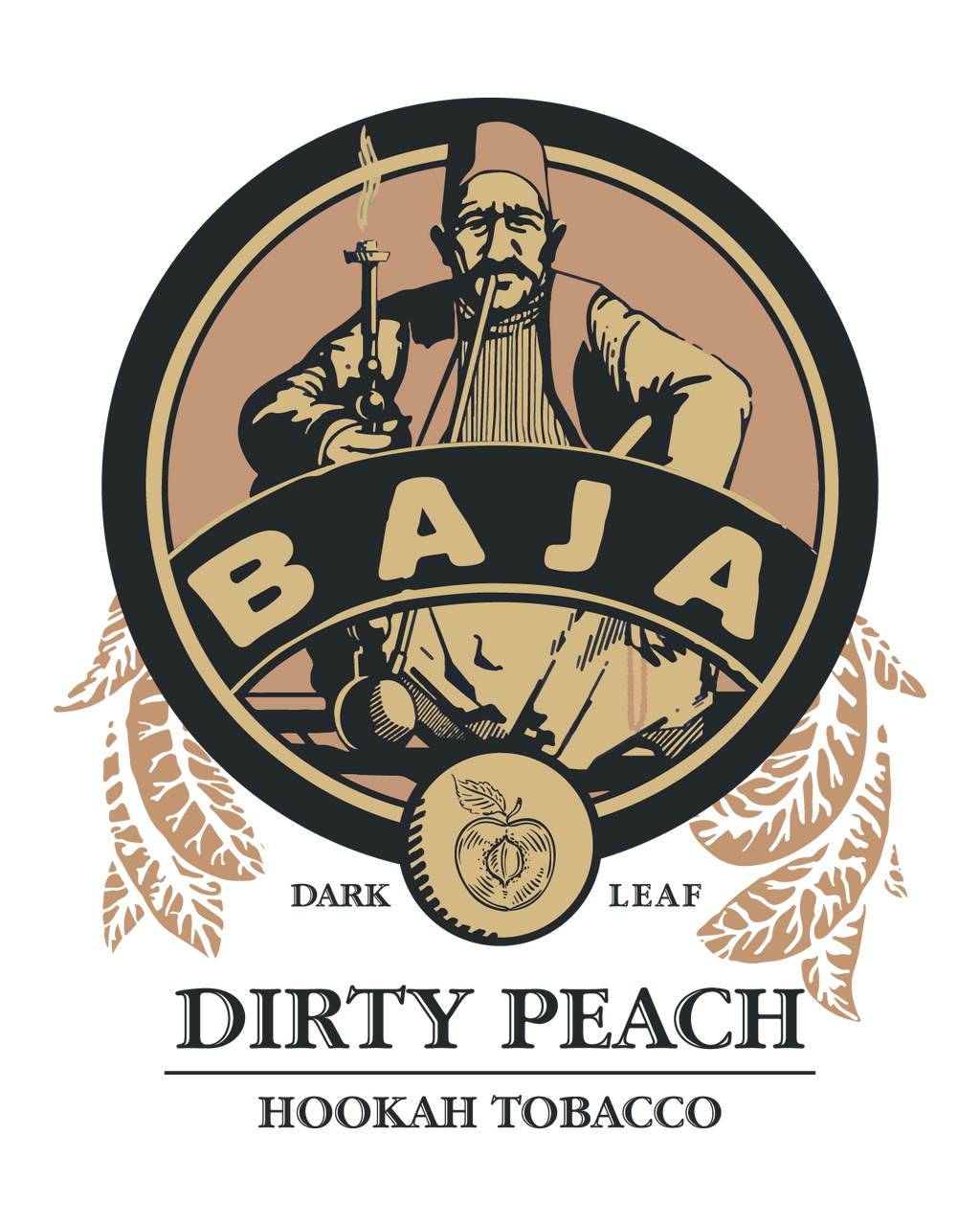 BAJA HOOKAH TOBACCO DARK LEAF 200G - Hookah Junkie