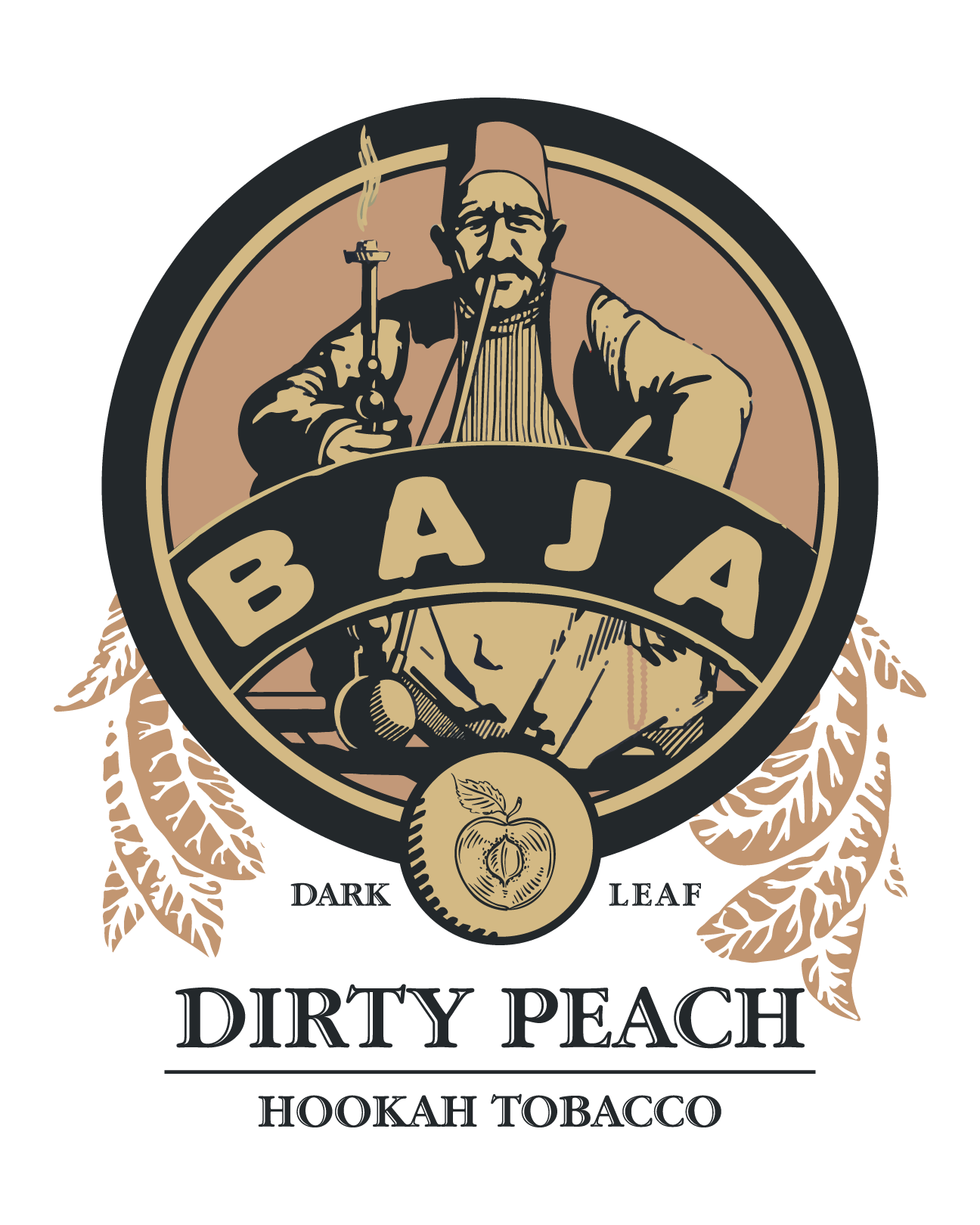 BAJA HOOKAH TOBACCO DARK LEAF 200G - Hookah Junkie