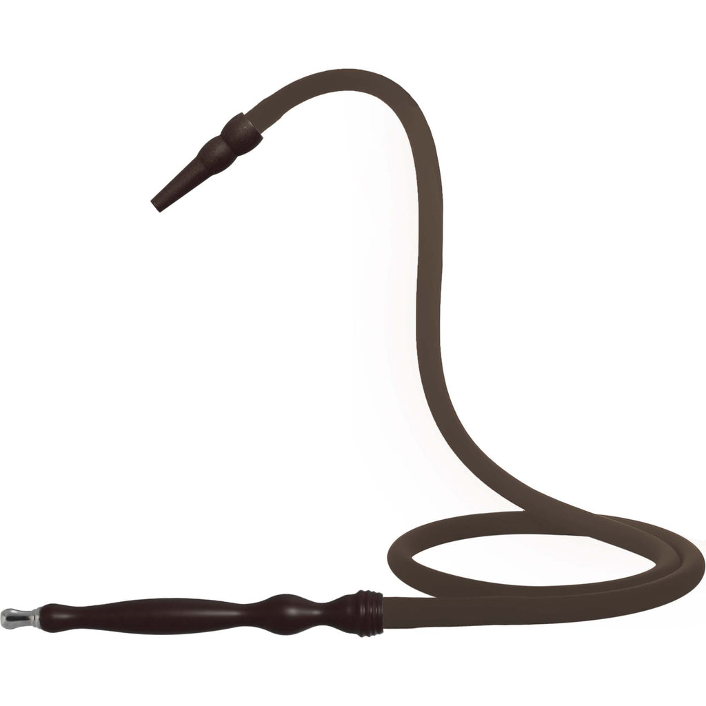 632S MYA Silicon Rubber finishing Long Handle Hose - Hookah Junkie