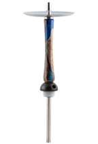 Werkbund Hookah - Amber Blue Black Stem and Hose - Hookah Junkie