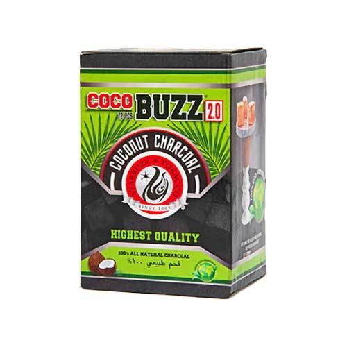 Coco Buzz 2.0 Hookah Coals (72 Pieces) - Hookah Junkie