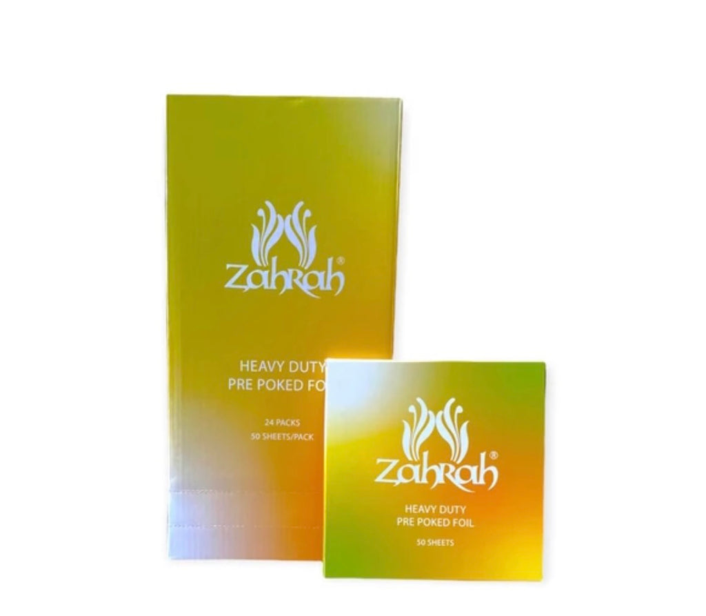 Zahrah Pre Poked Foil - Hookah Junkie