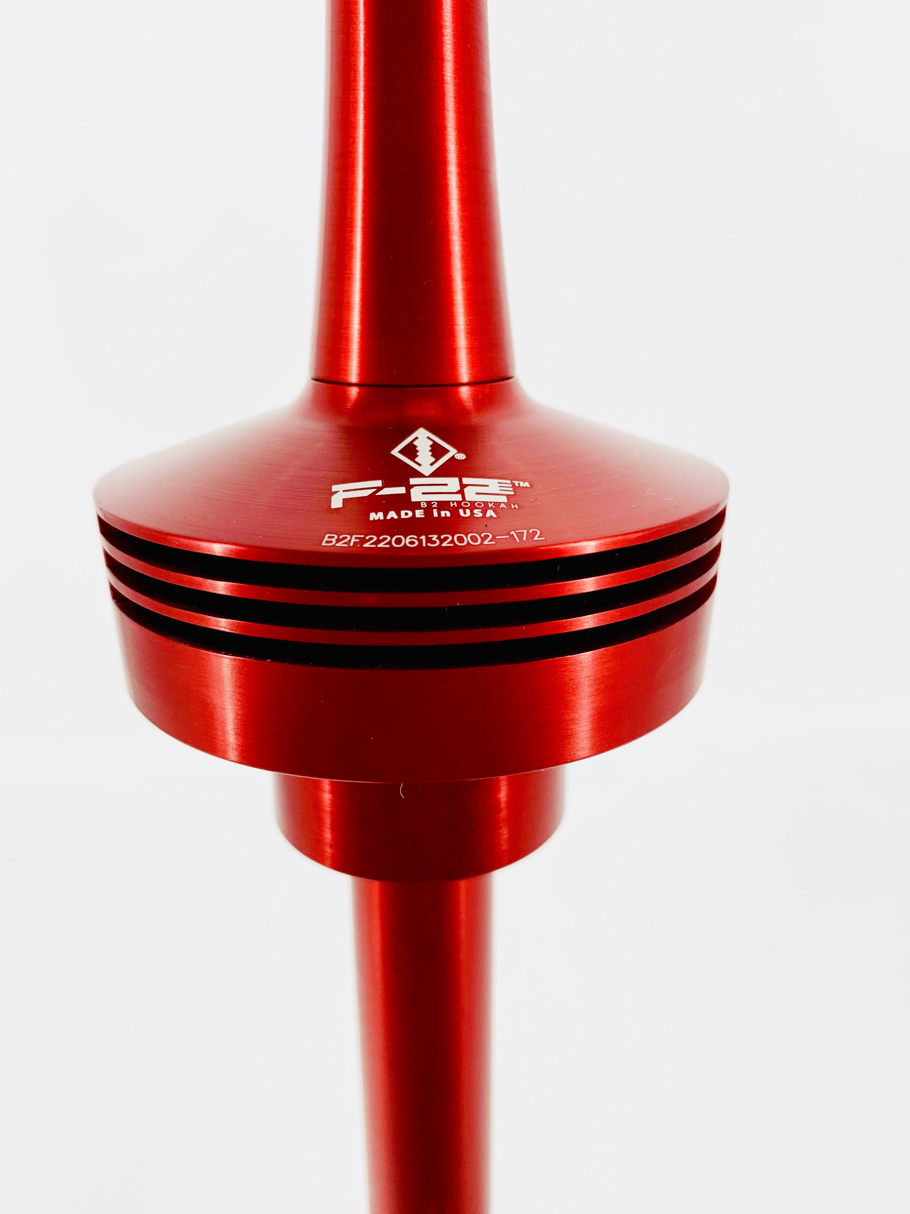 B2 F-22 Hookah (Stem and Tray) - Hookah Junkie