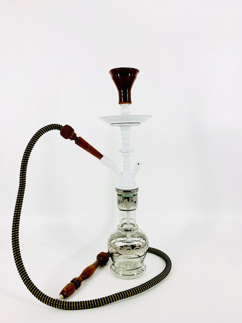 Khalil Mamoon Mini Beast White hookah