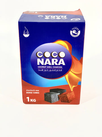Coco Nara  Hookah Coals  1 kilo Cubes - Hookah Junkie