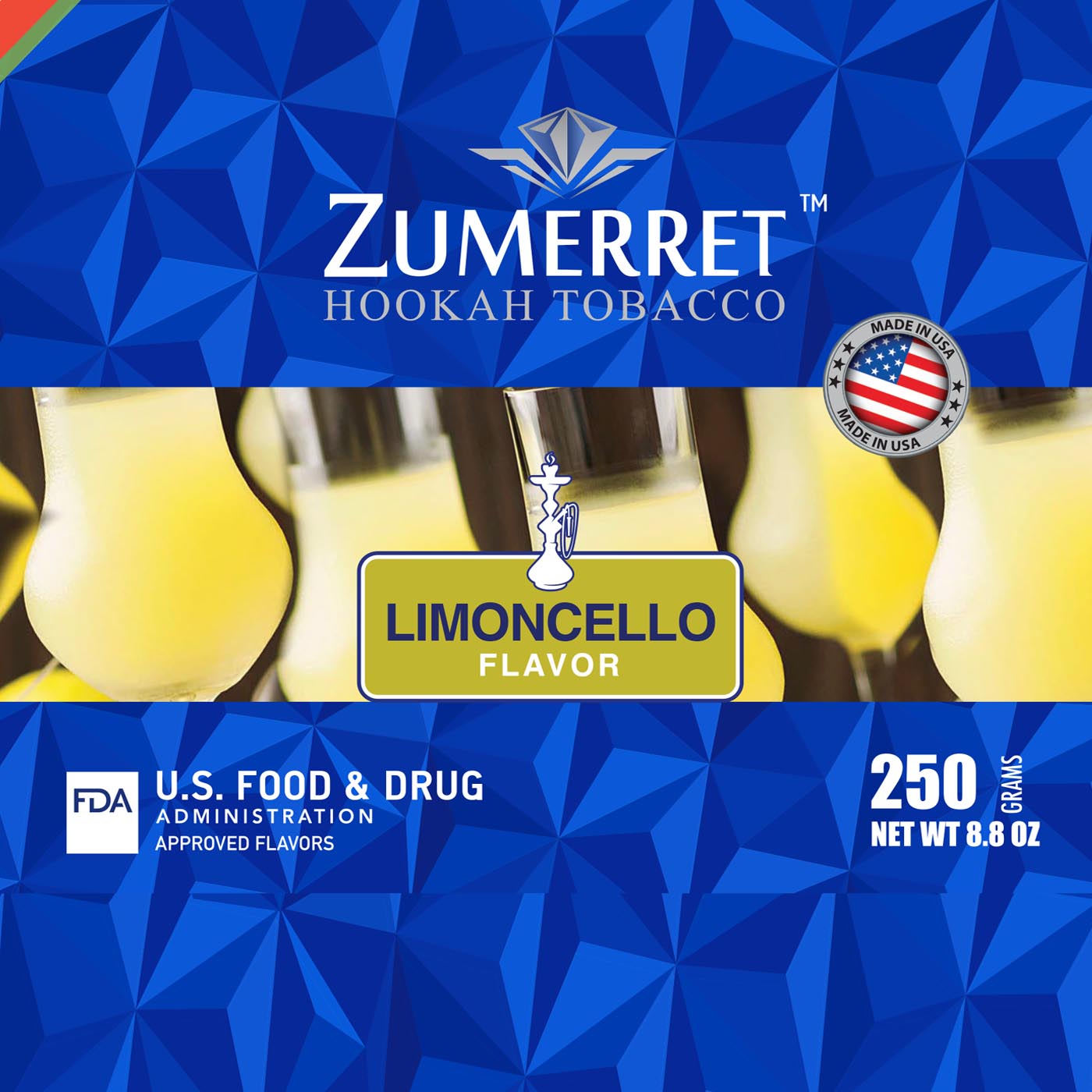 Zumerret Blue Edition 250 gram - Hookah Junkie