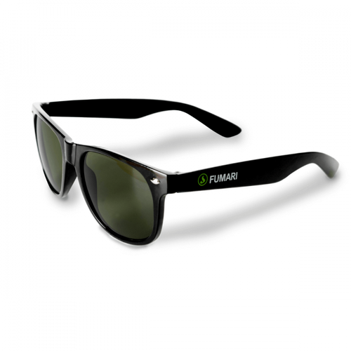 Hookah Junkie FUMARI LOGO BLACK SUNGLASSES