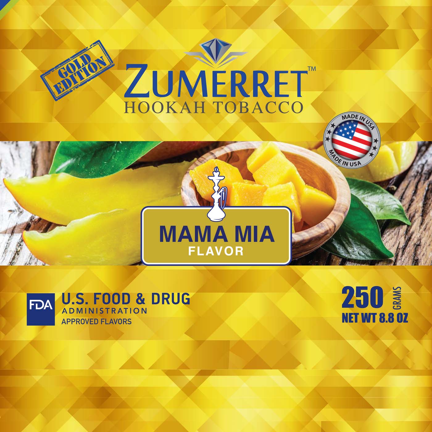Zumerret Gold Edition 250 gram - Hookah Junkie