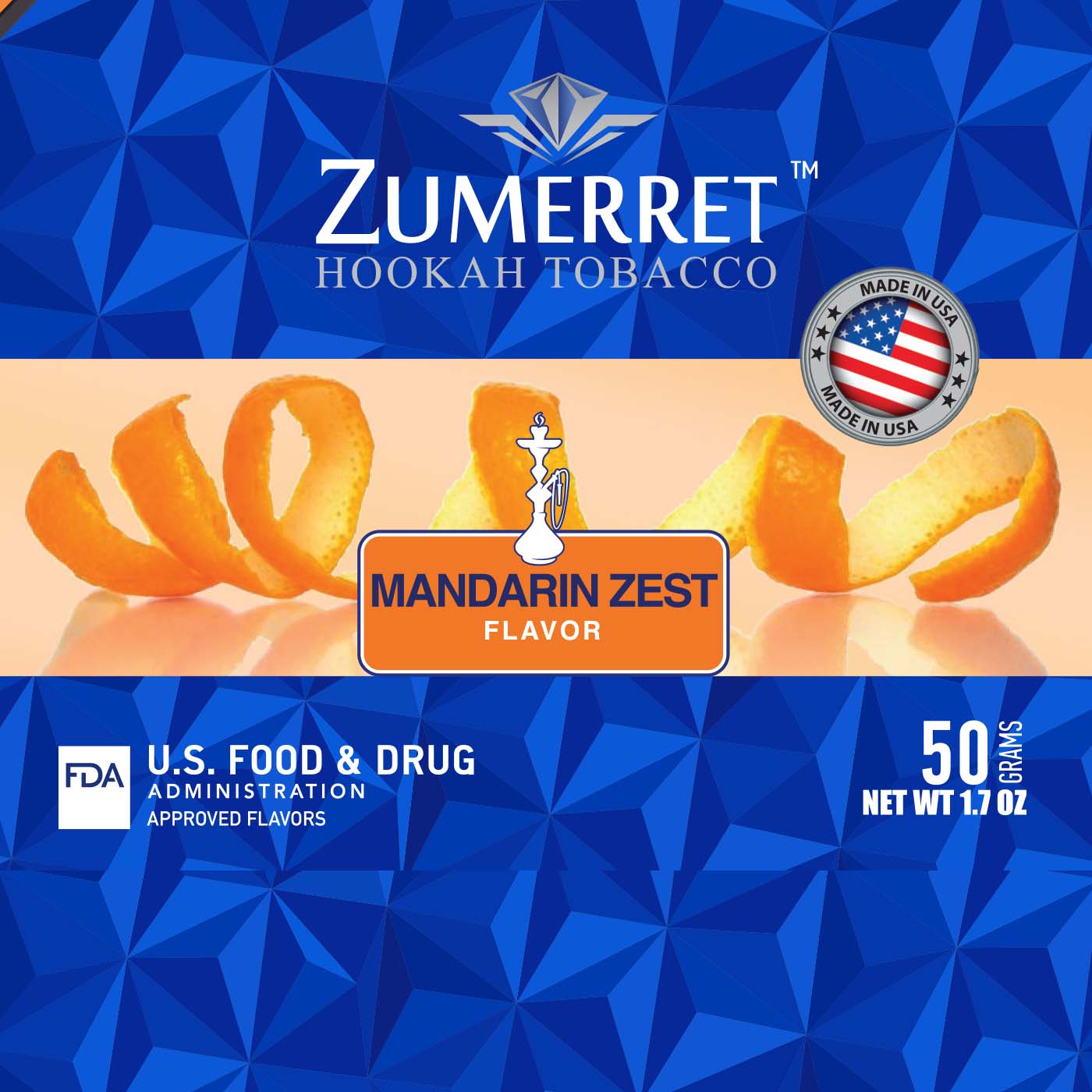 Zumerret Blue Edition 50 Grams - Hookah Junkie