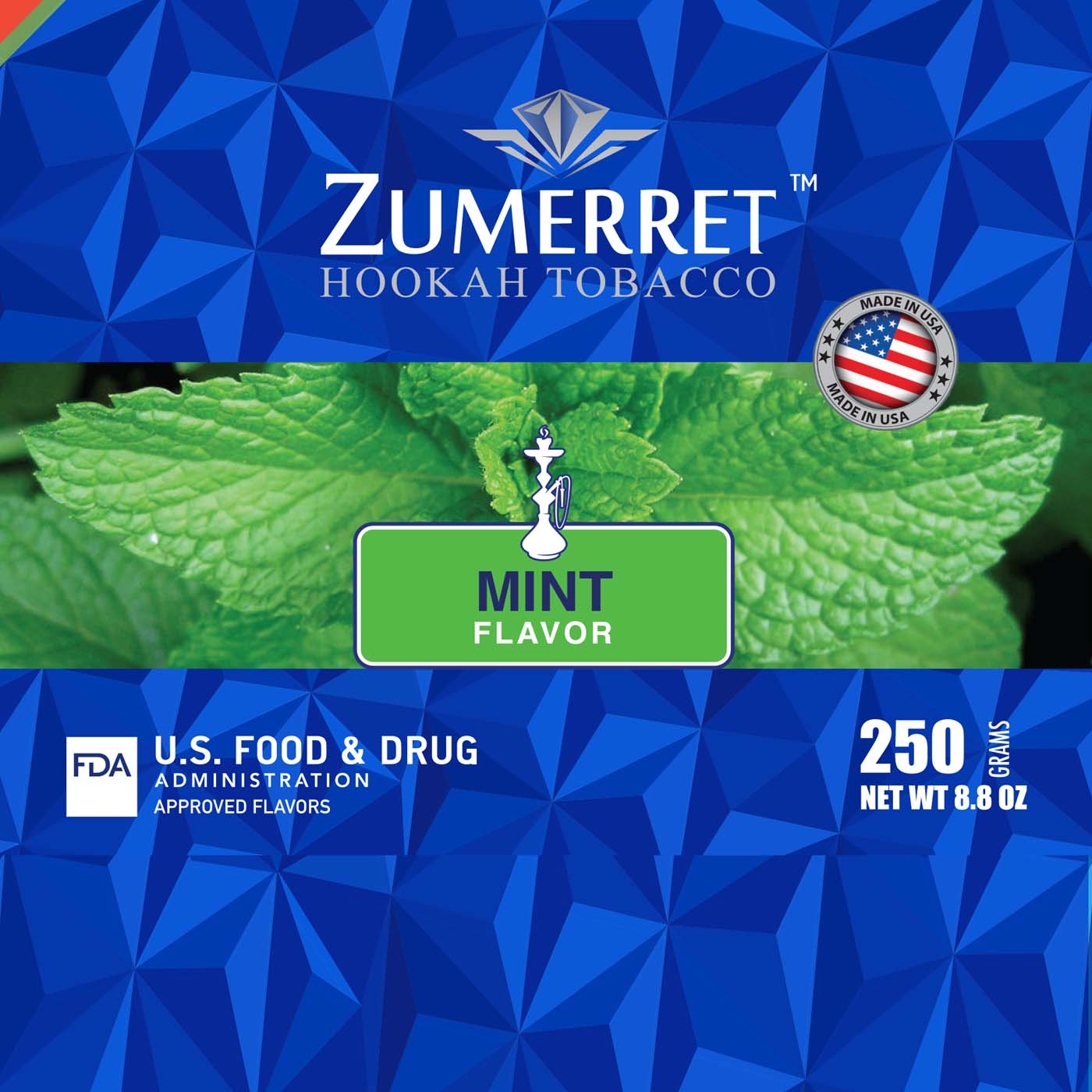 Zumerret Blue Edition 250 gram - Hookah Junkie