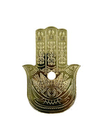MOB Khamsa Medium hookah gold Khamsa hand tray close-up
