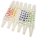 Pharaohs Glass 6mm Mouthtips with Dots - Hookah Junkie