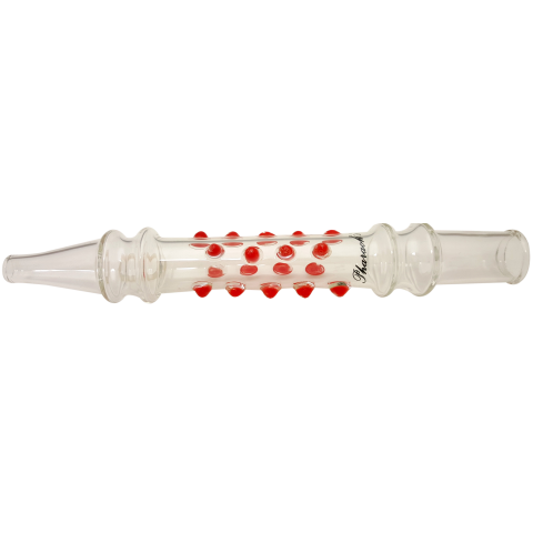 Pharaohs Glass 6mm Mouthtips with Dots - Hookah Junkie