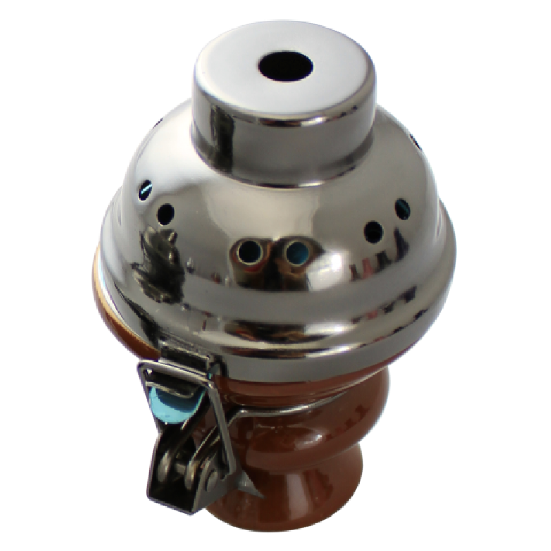 Head With Metal Cover - Hookah Junkie