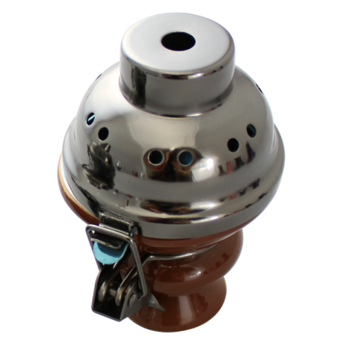 Head With Metal Cover hookah bowl