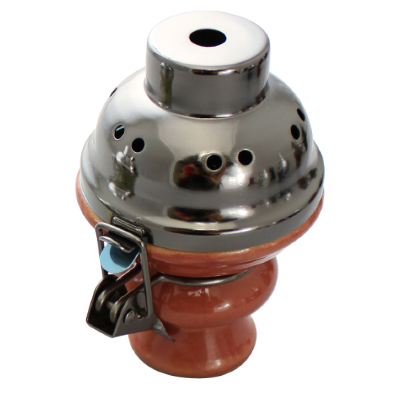 Head With Metal Cover - Hookah Junkie
