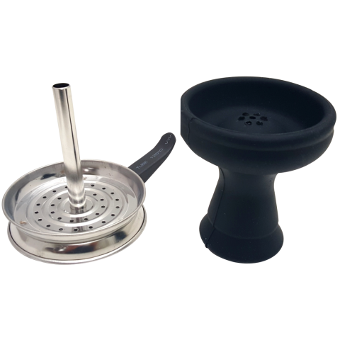 Pharaoh's Silicon Bowl with Heat Managment Screen - Hookah Junkie