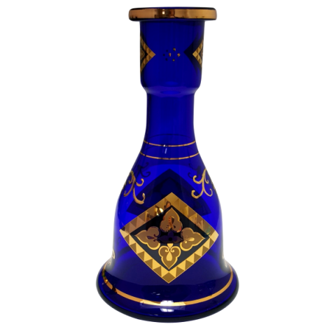 Pharaoh's Ra Gold Glass Base - Hookah Junkie