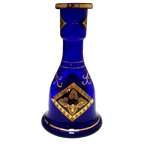 Pharaoh's Ra Gold Glass Base - Hookah Junkie