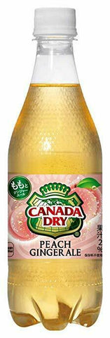 Limited Edition CANADA DRY Peach Ginger Ale soda fresh from Japan - Hookah Junkie