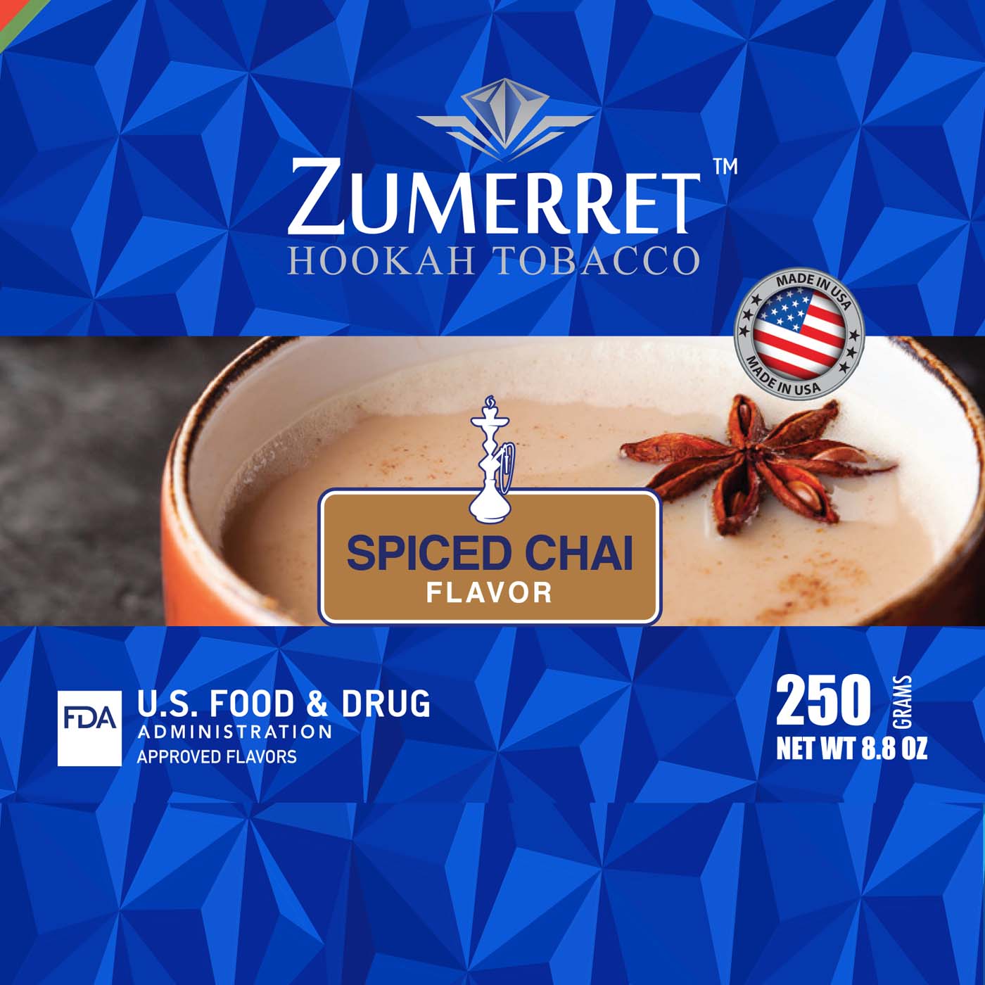 Zumerret Blue Edition 250 gram - Hookah Junkie