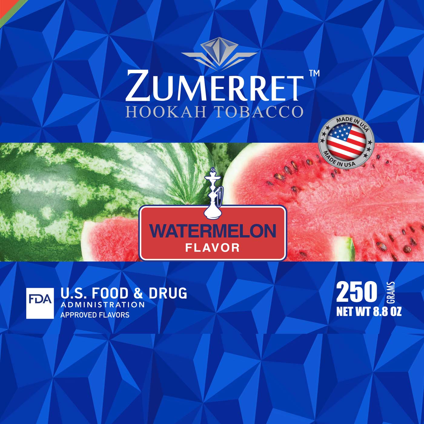 Zumerret Blue Edition 250 gram - Hookah Junkie