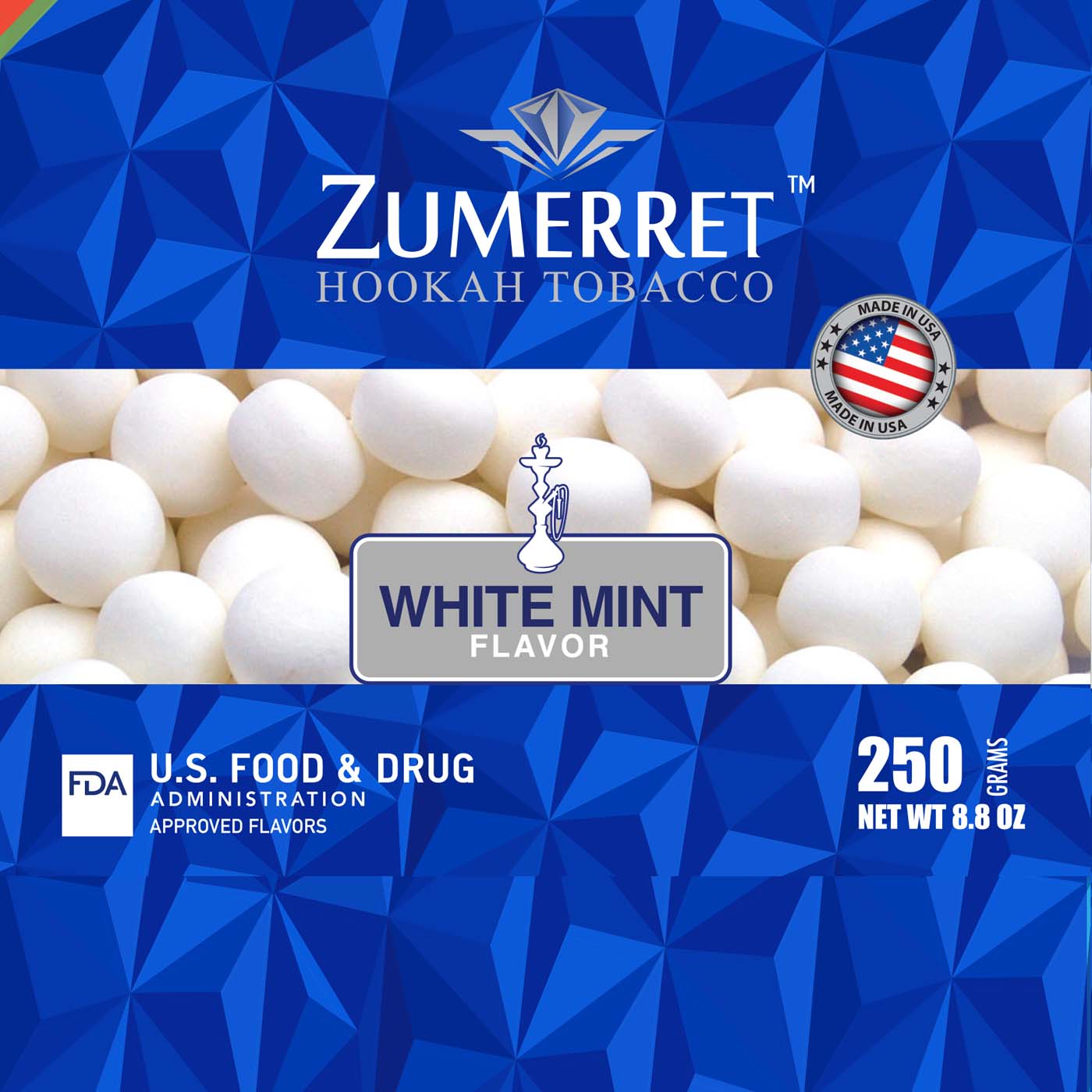 Zumerret Blue Edition 250 gram - Hookah Junkie