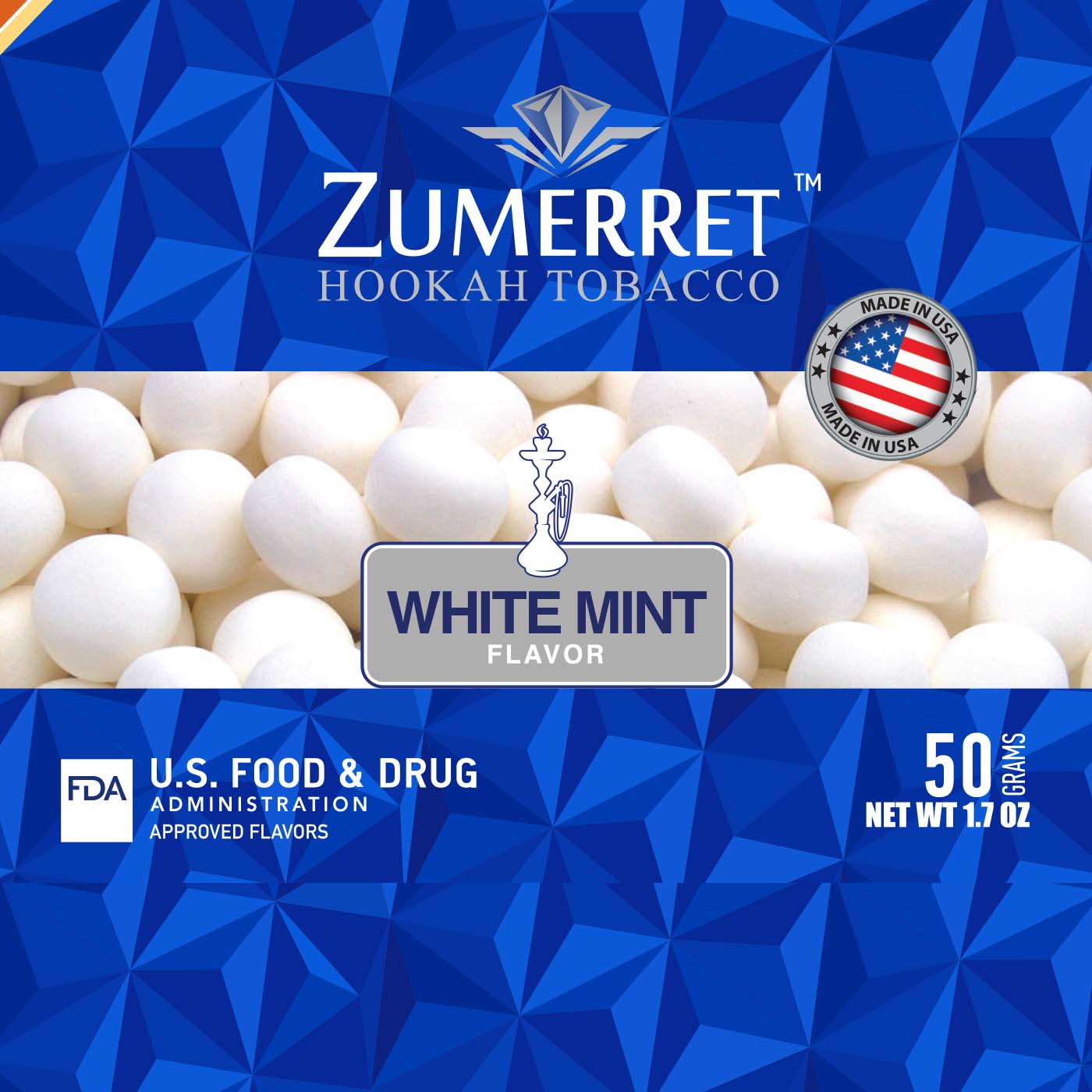 Zumerret Blue Edition 50 Grams - Hookah Junkie