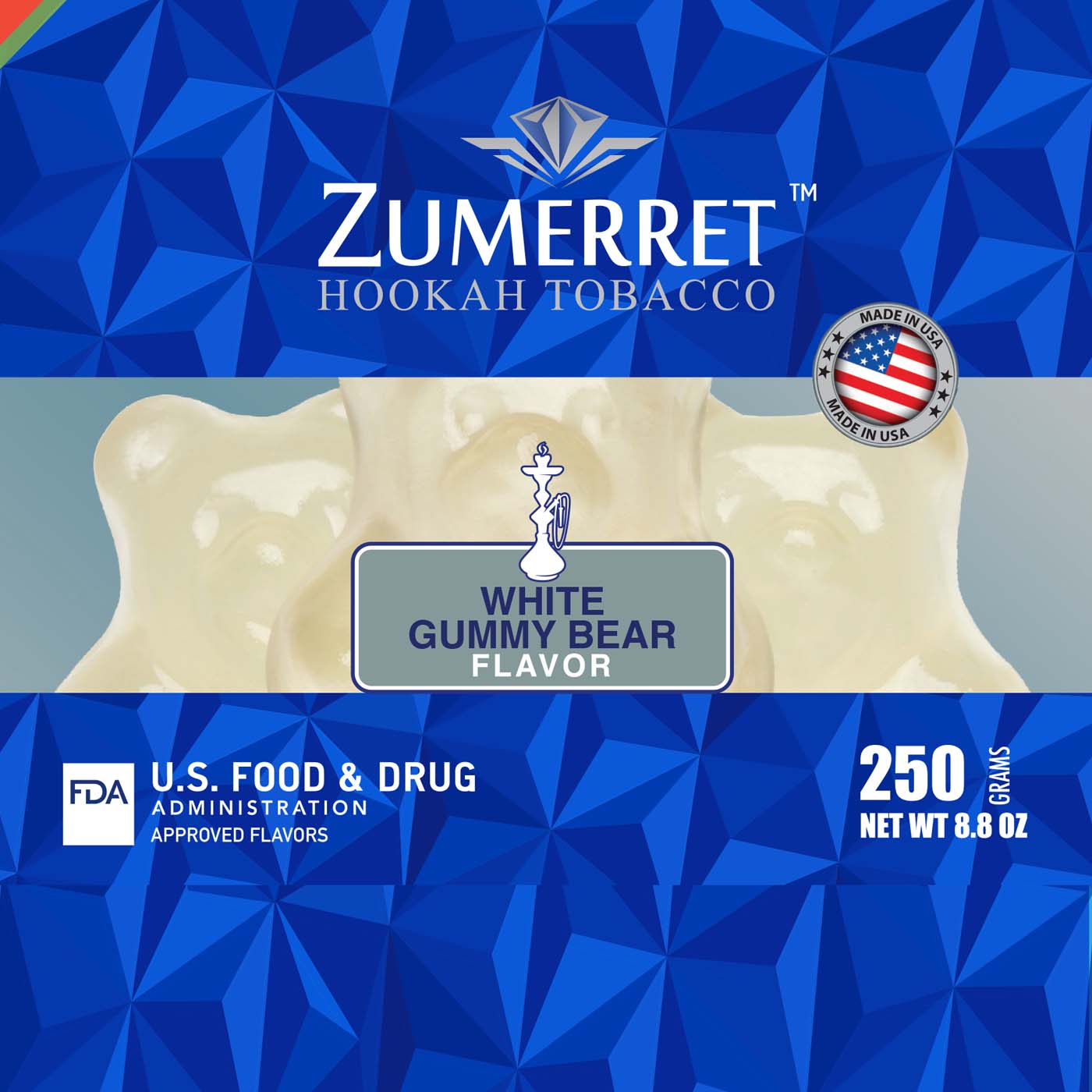 Zumerret Blue Edition 250 gram - Hookah Junkie