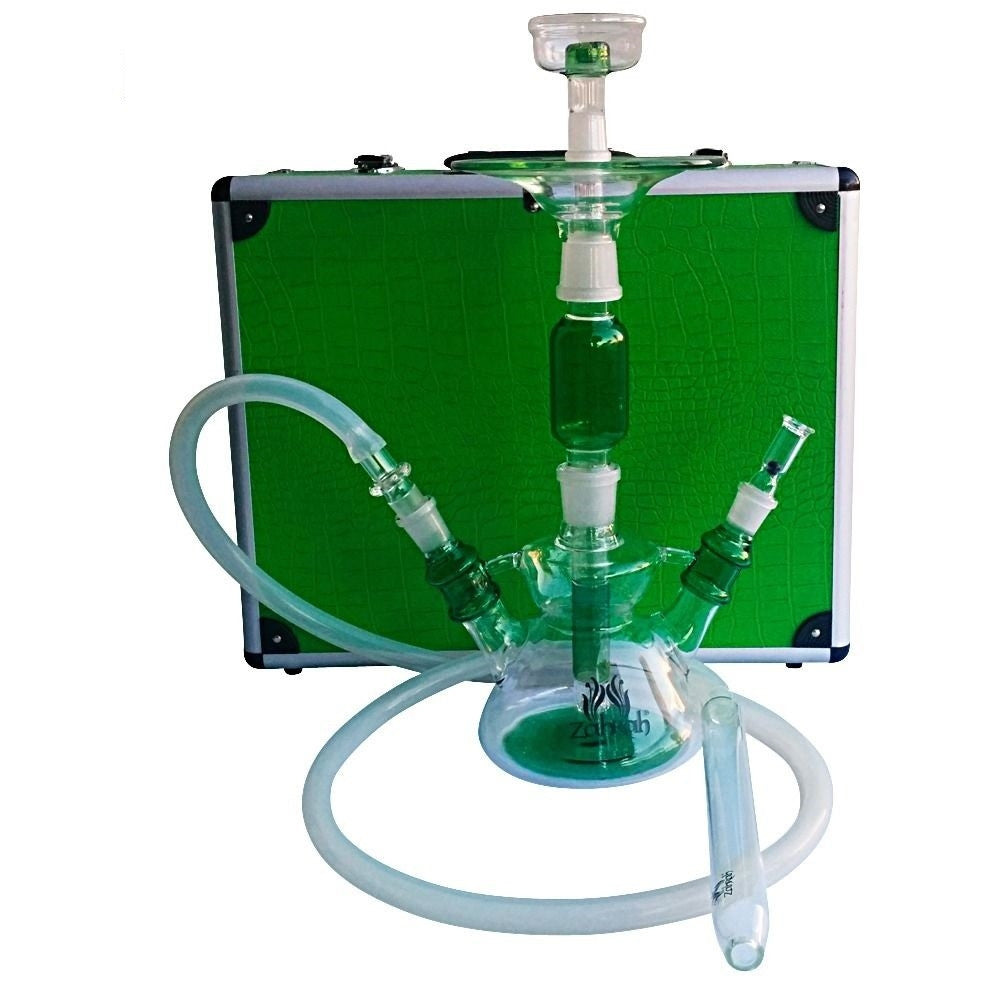 Zahrah all Glass hookah - Hookah Junkie
