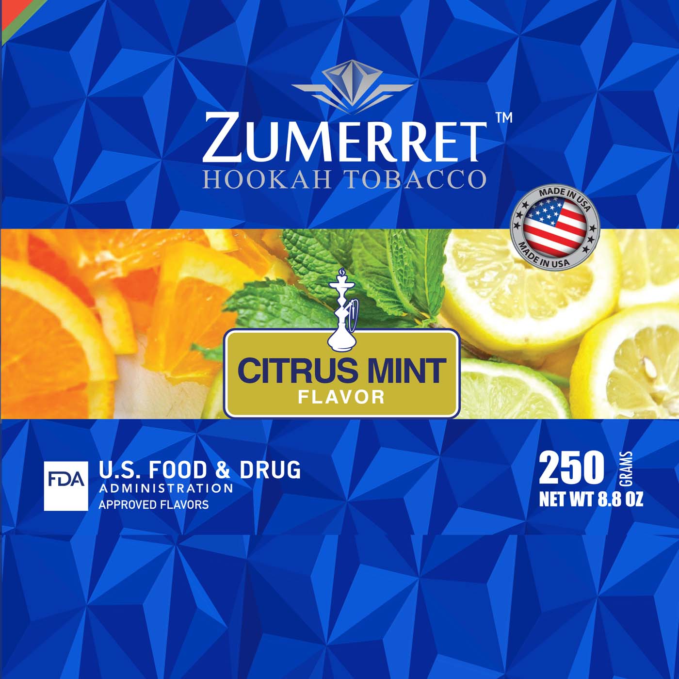 Zumerret Blue Edition 250 gram - Hookah Junkie